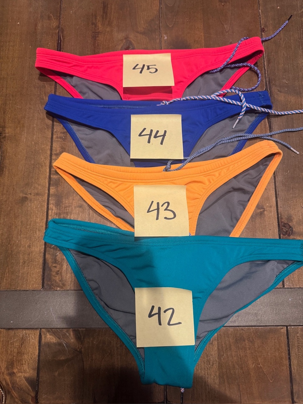 Jolyn Europe bikini bottom lot will
Sell individually